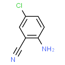 ChemSpider 2D Image | 5-Chloroanthranilonitrile | C7H5ClN2
