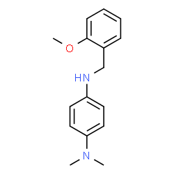 ChemSpider 2D Image | N'-(2-Methoxybenzyl)-N,N-dimethyl-1,4-benzenediamine | C16H20N2O