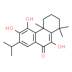 ChemSpider 2D Image | 6,11,12-trihydroxyabieta-5,8,11,13-tetraen-7-one | C20H26O4
