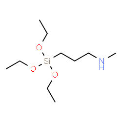 ChemSpider 2D Image | N-Methyl-3-aminopropyltriethoxysilane | C10H25NO3Si