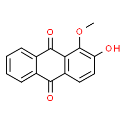 ChemSpider 2D Image | Alizarin 1-methyl ether | C15H10O4