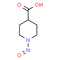 ChemSpider 2D Image | N-Nitrosoisonipecotic acid | C6H10N2O3