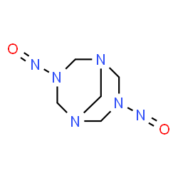 ChemSpider 2D Image | Dinitrosopentamethylenetetramine | C5H10N6O2
