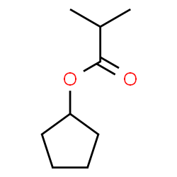 ChemSpider 2D Image | Cyclopentyl 2-methylpropanoate | C9H16O2