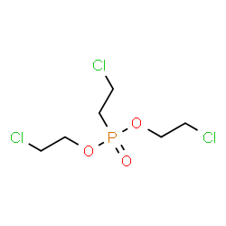 ChemSpider 2D Image | bis(2-chloroethyl) 2-chloroethylphosphonate | C6H12Cl3O3P