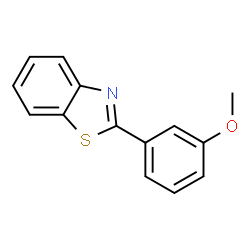 ChemSpider 2D Image | 2-(3-Methoxyphenyl)-1,3-benzothiazole | C14H11NOS
