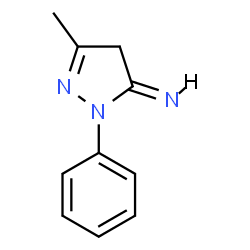 ChemSpider 2D Image | (3E)-5-Methyl-2-phenyl-2,4-dihydro-3H-pyrazol-3-imine | C10H11N3