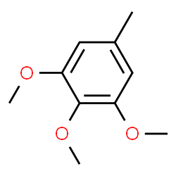 ChemSpider 2D Image | 3,4,5-Trimethoxytoluene | C10H14O3