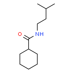 ChemSpider 2D Image | N-(3-Methylbutyl)cyclohexanecarboxamide | C12H23NO