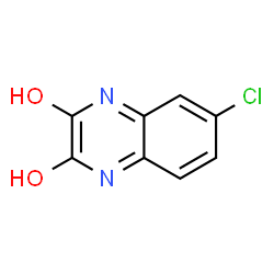ChemSpider 2D Image | 6-Chloro-2,3-quinoxalinediol | C8H5ClN2O2