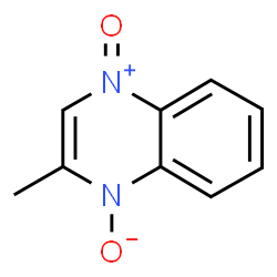 ChemSpider 2D Image | 2-methylquinoxaline-1,4-dioxide | C9H8N2O2