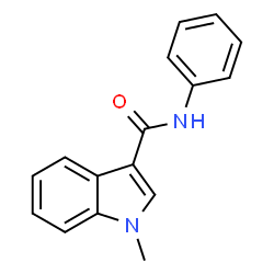 ChemSpider 2D Image | 1-Methyl-N-Phenyl-Indole-3-Carboxamide | C16H14N2O