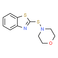 ChemSpider 2D Image | 2-Morpholinothiobenzothiazole | C11H12N2OS2