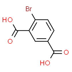 ChemSpider 2D Image | 4-Bromoisophthalic acid | C8H5BrO4