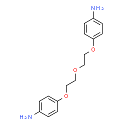 ChemSpider 2D Image | bis(beta-(4-aminophenoxy)ethyl) ether | C16H20N2O3