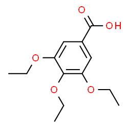 ChemSpider 2D Image | 3,4,5-Triethoxybenzoic acid | C13H18O5