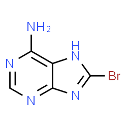 ChemSpider 2D Image | 6-Amino-2-bromopurine | C5H4BrN5