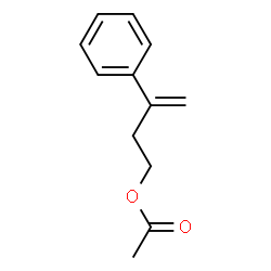 ChemSpider 2D Image | 3-Phenyl-3-buten-1-yl acetate | C12H14O2