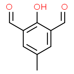 ChemSpider 2D Image | 2,6-diformyl-4-methylphenol | C9H8O3