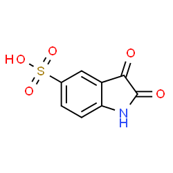 ChemSpider 2D Image | isatin-5-sulfonic acid | C8H5NO5S