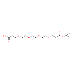 ChemSpider 2D Image | 2,2-Dimethyl-4-oxo-3,7,10,13,16-pentaoxanonadecan-19-oic acid | C16H30O8