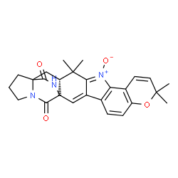 ChemSpider 2D Image | (17R)-9,9,16,16-Tetramethyl-8-oxa-14,23,25-triazaheptacyclo[17.5.2.0~1,17~.0~3,15~.0~4,13~.0~7,12~.0~19,23~]hexacosa-2,4,6,10,12,14-hexaene-24,26-dione 14-oxide | C26H27N3O4
