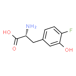 ChemSpider 2D Image | 4-Fluoro-3-hydroxy-D-phenylalanine | C9H10FNO3