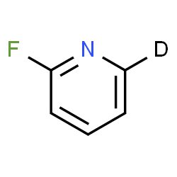 ChemSpider 2D Image | 2-Fluoro(6-~2~H)pyridine | C5H3DFN