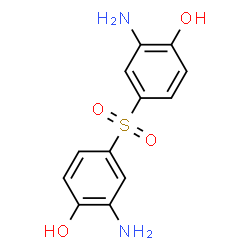 ChemSpider 2D Image | 4,4'-Sulfonylbis(2-aminophenol) | C12H12N2O4S