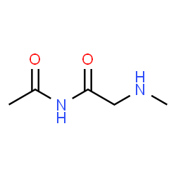 ChemSpider 2D Image | N-Acetyl-N~2~-methylglycinamide | C5H10N2O2