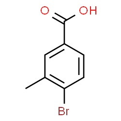 ChemSpider 2D Image | 4-Bromo-3-methylbenzoic acid | C8H7BrO2