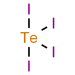 ChemSpider 2D Image | TELLURIUM TETRAIODIDE | I4Te