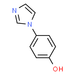 ChemSpider 2D Image | 4-Imidazol-1-yl-phenol | C9H8N2O