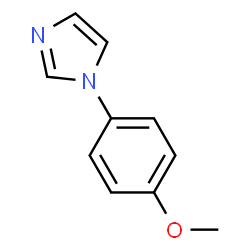 ChemSpider 2D Image | 1-(4-Methoxyphenyl)-1H-imidazole | C10H10N2O