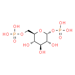 ChemSpider 2D Image | 1,6-Di-O-phosphono-alpha-D-glucopyranose | C6H14O12P2