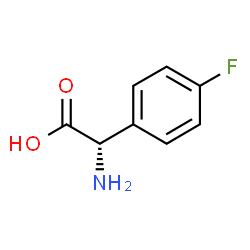 ChemSpider 2D Image | (S)-4-Fluorophenylglycine | C8H8FNO2