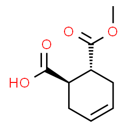 ChemSpider 2D Image | (1R,6R)-6-(Methoxycarbonyl)cyclohex-3-enecarboxylic acid | C9H12O4