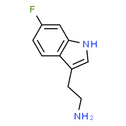 ChemSpider 2D Image | 6-Fluorotryptamine | C10H11FN2