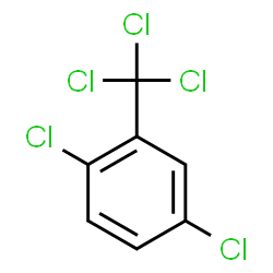 ChemSpider 2D Image | 1,4-Dichloro-2-(trichloromethyl)benzene | C7H3Cl5