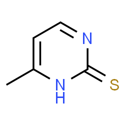ChemSpider 2D Image | 2-mercapto-4-methylpyrimidine | C5H6N2S