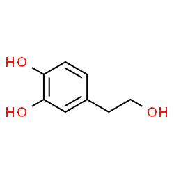 ChemSpider 2D Image | Hydroxytyrosol | C8H10O3