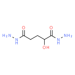 ChemSpider 2D Image | 2-Hydroxypentanedihydrazide | C5H12N4O3