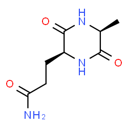 ChemSpider 2D Image | Cyclo(L-Ala-L-Gln) | C8H13N3O3