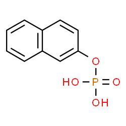 ChemSpider 2D Image | 2-Naphthyl dihydrogen phosphate | C10H9O4P