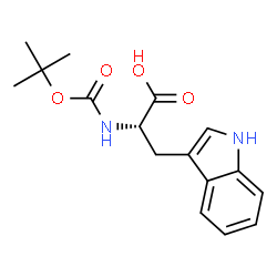 ChemSpider 2D Image | Boc-L-Trp | C16H20N2O4