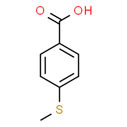 ChemSpider 2D Image | 4-(Methylthio)benzoic acid | C8H8O2S