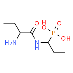 ChemSpider 2D Image | {1-[(2-Aminobutanoyl)amino]propyl}phosphonic acid | C7H17N2O4P