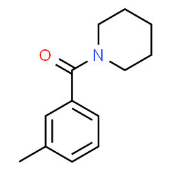 ChemSpider 2D Image | 1-(3-Methylbenzoyl)piperidine | C13H17NO