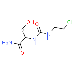 ChemSpider 2D Image | N~2~-[(2-Chloroethyl)carbamoyl]-L-serinamide | C6H12ClN3O3