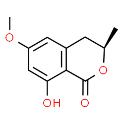 ChemSpider 2D Image | (R)-(-)-6-methoxymellein | C11H12O4